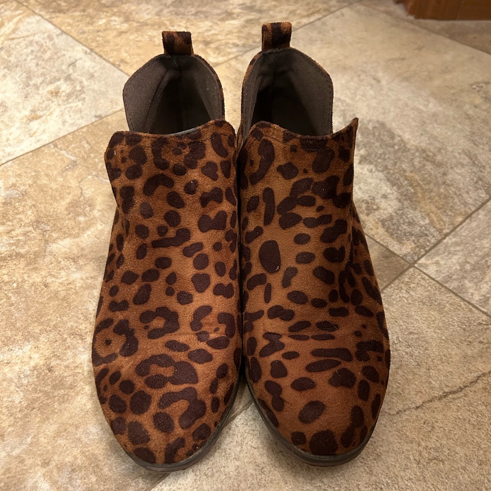 Leopard Booties